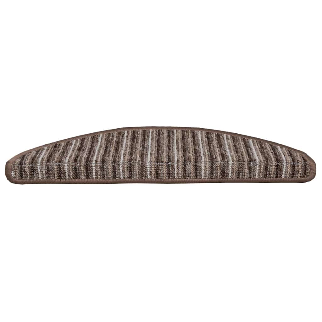 Zelfklevende Trapmatten 15 pcs Bruin 56 x 17 x 3 cm is nu te koop bij PeponiXL, paradijselijk wonen!