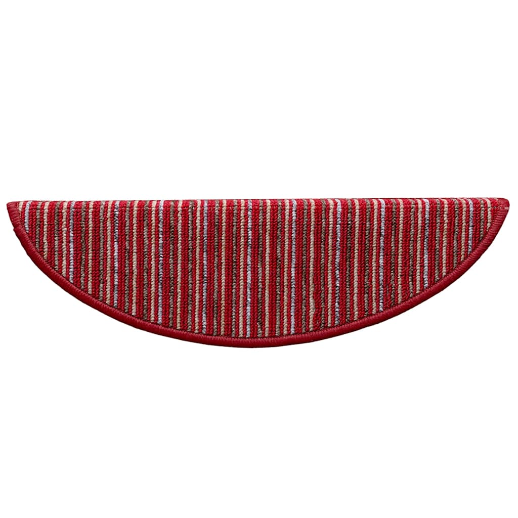 Zelfklevende Trapmatten 15 pcs Rood 56 x 17 x 3 cm is nu te koop bij PeponiXL, paradijselijk wonen!