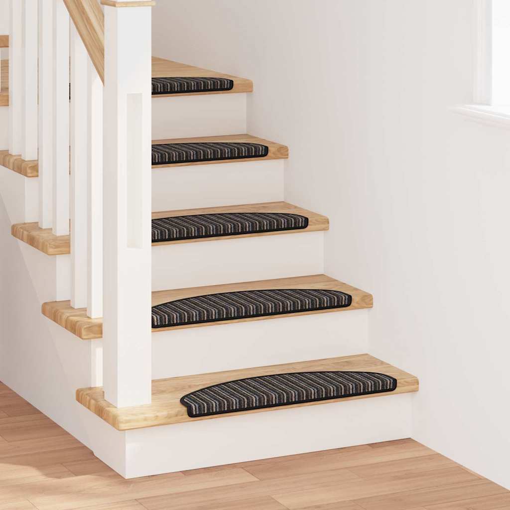 Zelfklevende Trapmatten 15 pcs Antraciet 65 x 21 x 4 cm is nu te koop bij PeponiXL, paradijselijk wonen!