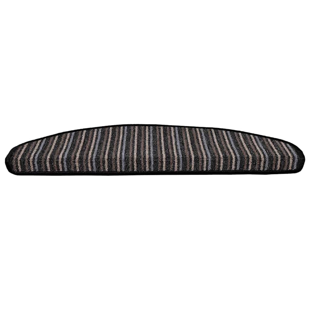 Zelfklevende Trapmatten 15 pcs Antraciet 65 x 21 x 4 cm is nu te koop bij PeponiXL, paradijselijk wonen!