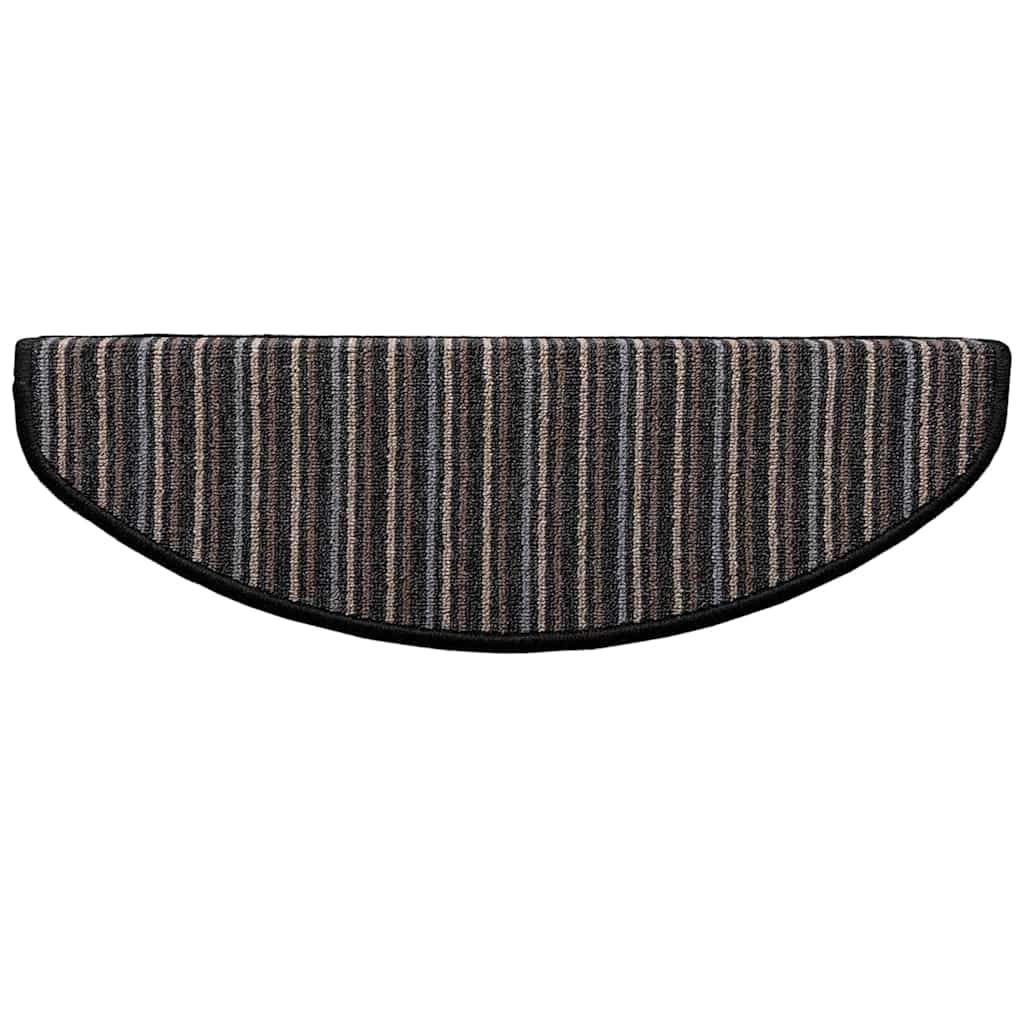 Zelfklevende Trapmatten 15 pcs Antraciet 65 x 21 x 4 cm is nu te koop bij PeponiXL, paradijselijk wonen!