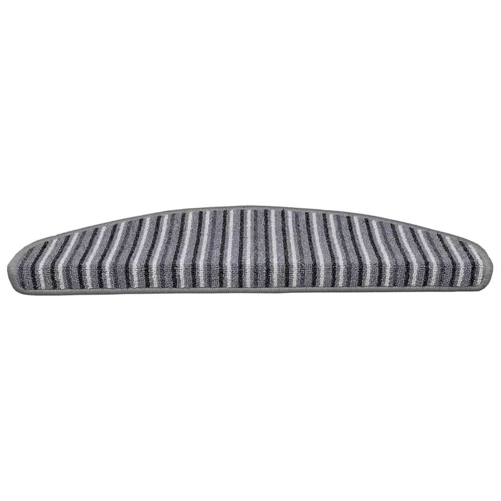 Zelfklevende Trapmatten 15 pcs Grijs 65 x 21 x 4 cm is nu te koop bij PeponiXL, paradijselijk wonen!