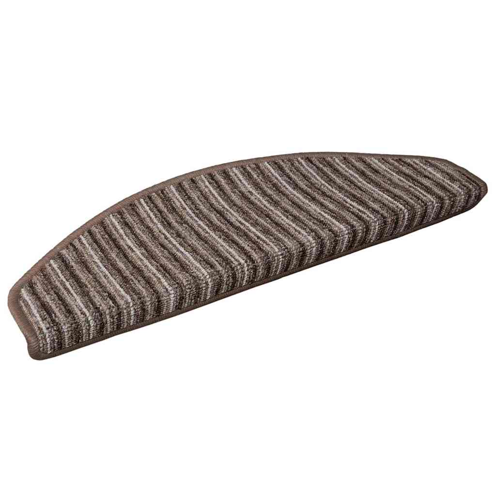 Zelfklevende Trapmatten 15 pcs Bruin 65 x 21 x 4 cm is nu te koop bij PeponiXL, paradijselijk wonen!