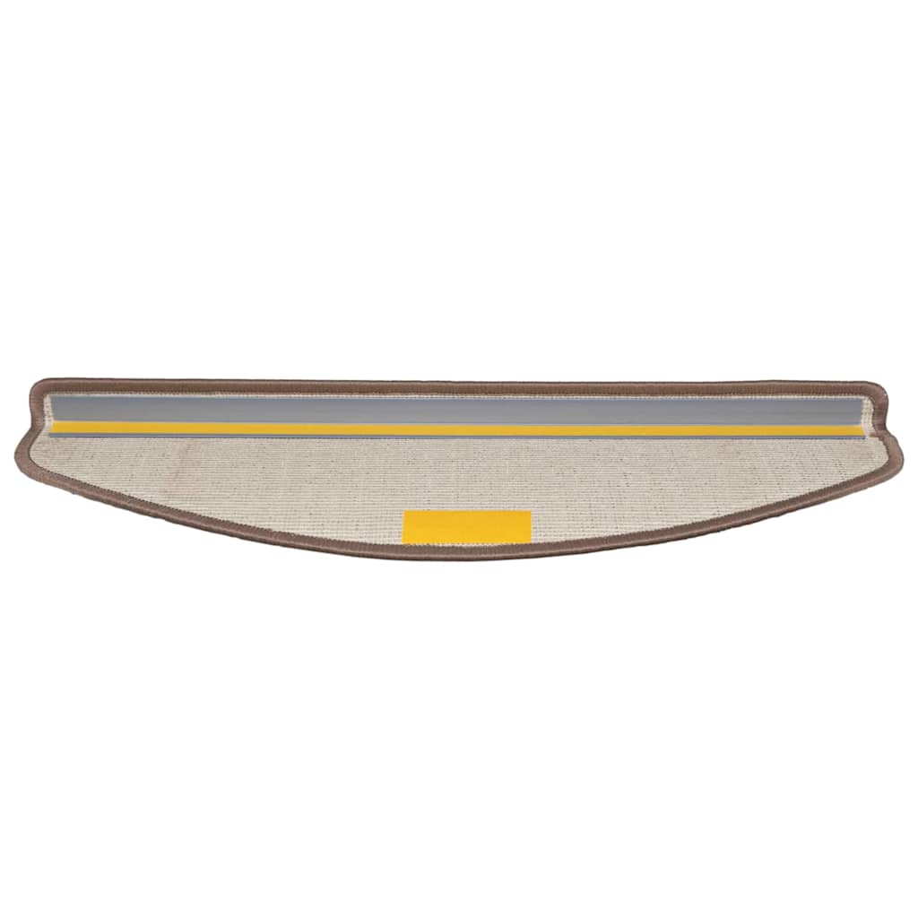 Zelfklevende Trapmatten 15 pcs Bruin 65 x 21 x 4 cm is nu te koop bij PeponiXL, paradijselijk wonen!
