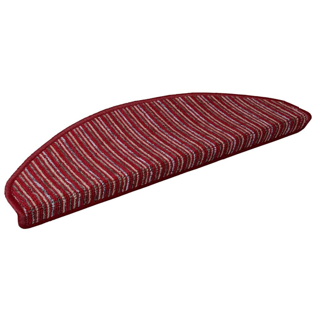 Zelfklevende Trapmatten 15 pcs Rood 65 x 21 x 4 cm is nu te koop bij PeponiXL, paradijselijk wonen!