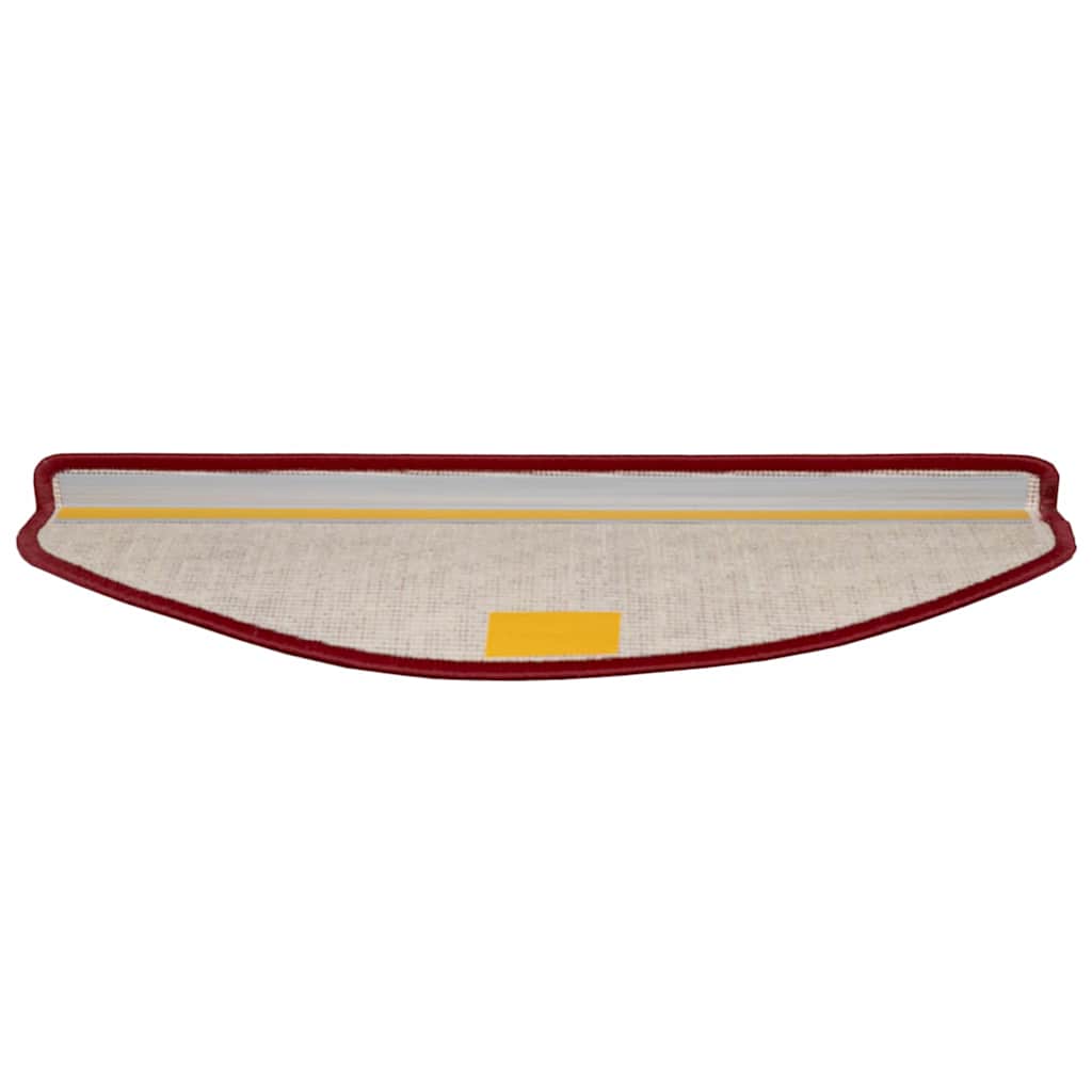 Zelfklevende Trapmatten 15 pcs Rood 65 x 21 x 4 cm is nu te koop bij PeponiXL, paradijselijk wonen!