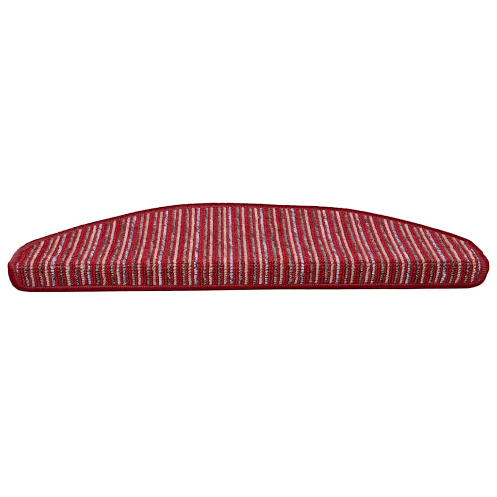 Zelfklevende Trapmatten 15 pcs Rood 65 x 21 x 4 cm is nu te koop bij PeponiXL, paradijselijk wonen!