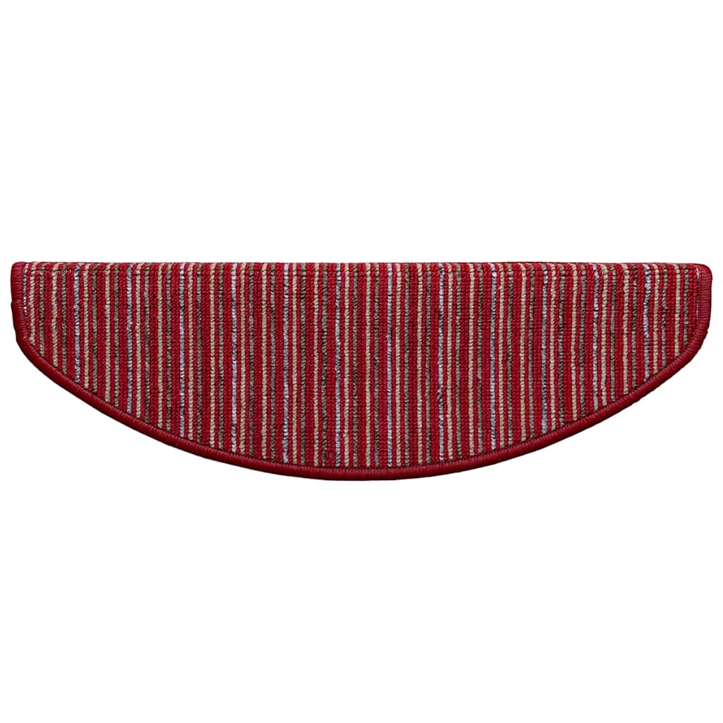 Zelfklevende Trapmatten 15 pcs Rood 65 x 21 x 4 cm is nu te koop bij PeponiXL, paradijselijk wonen!