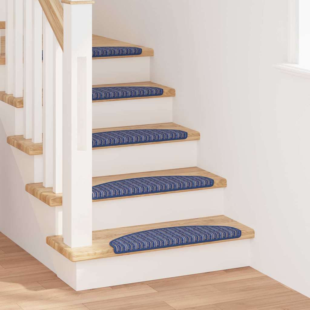 Zelfklevende Trapmatten 15 pcs Blauw 65 x 21 x 4 cm is nu te koop bij PeponiXL, paradijselijk wonen!