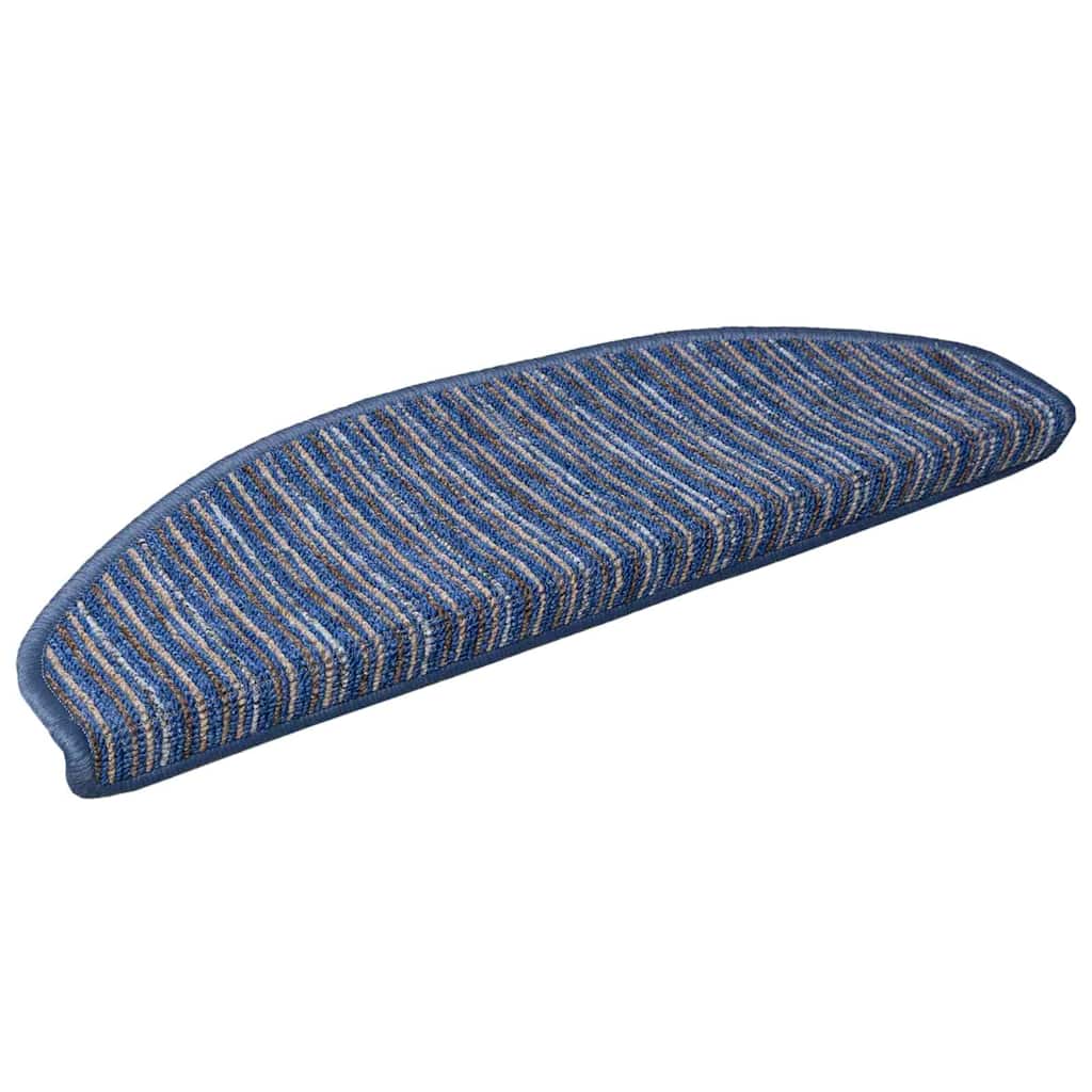 Zelfklevende Trapmatten 15 pcs Blauw 65 x 21 x 4 cm is nu te koop bij PeponiXL, paradijselijk wonen!