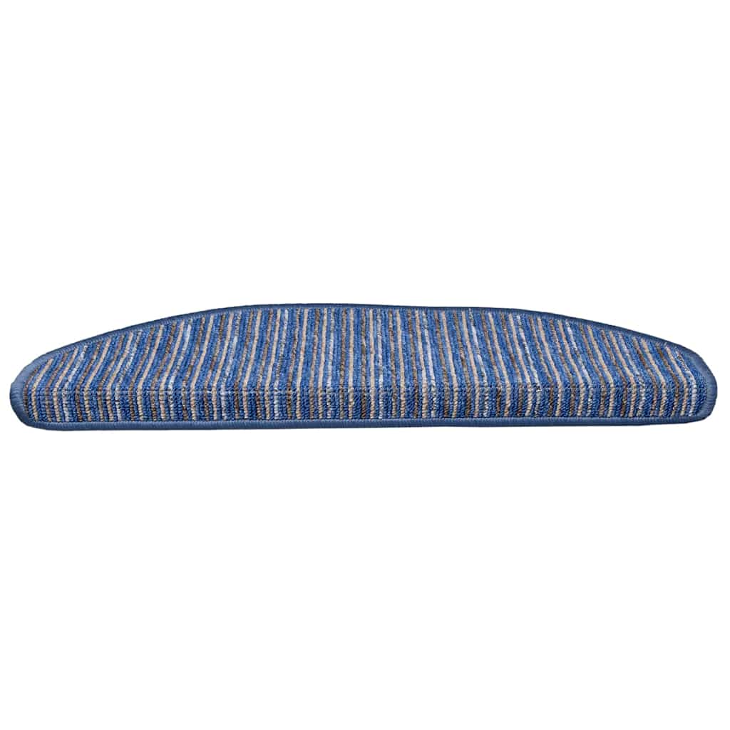 Zelfklevende Trapmatten 15 pcs Blauw 65 x 21 x 4 cm is nu te koop bij PeponiXL, paradijselijk wonen!