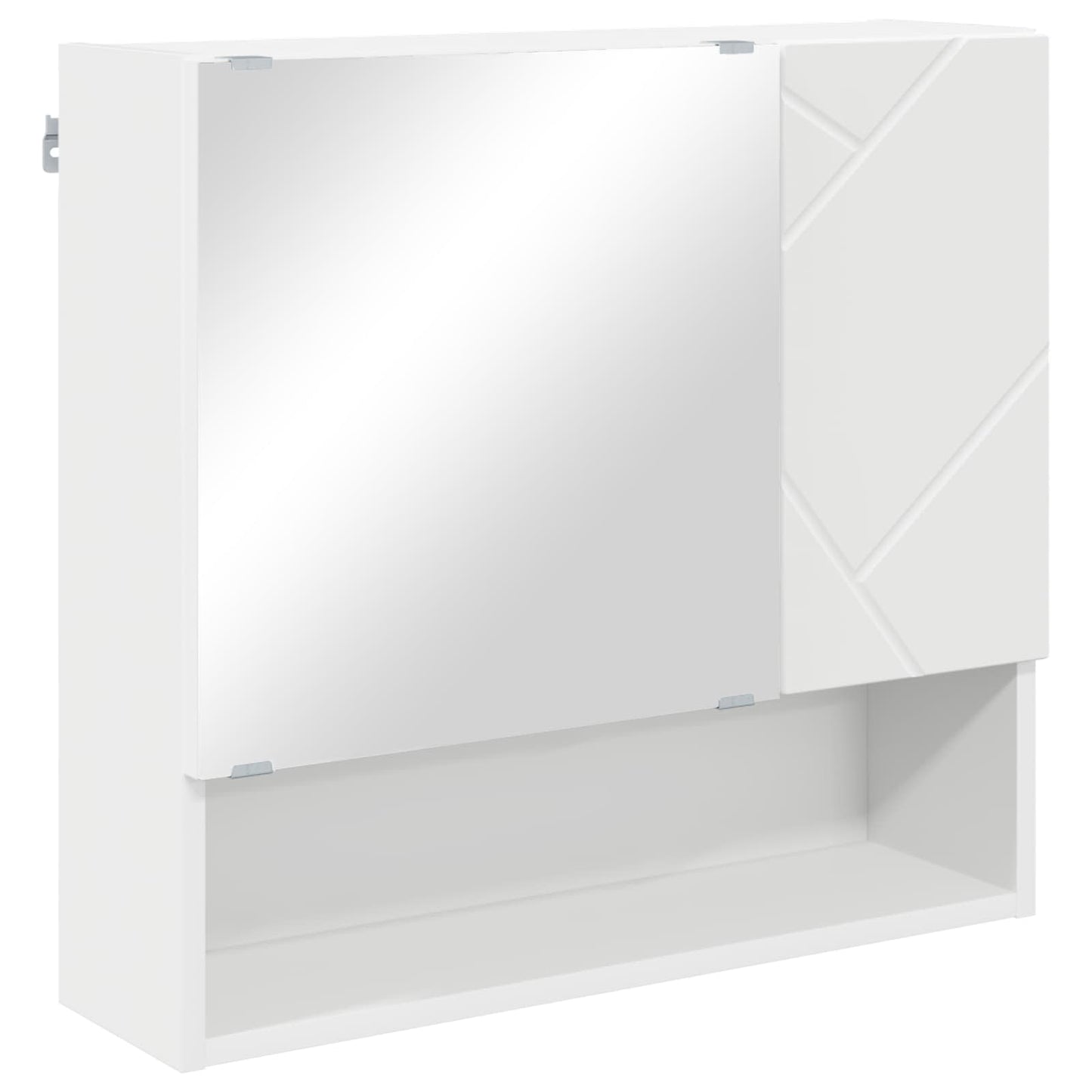 Badkamermeubelset met lade 5 pcs Wit Bewerkt hout & Metaal is nu te koop bij PeponiXL, paradijselijk wonen!