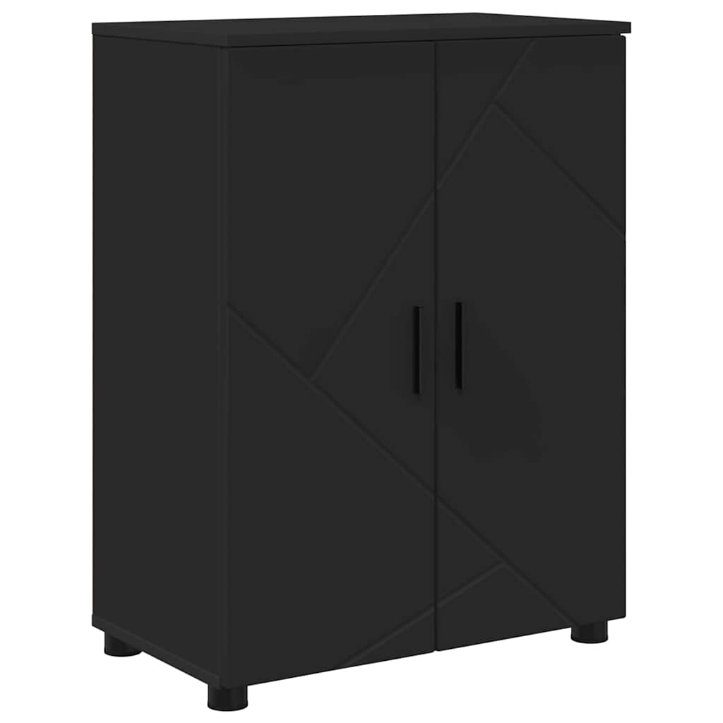 Badkamermeubelset 4 st Zwart 61 x 35 x 64 cm