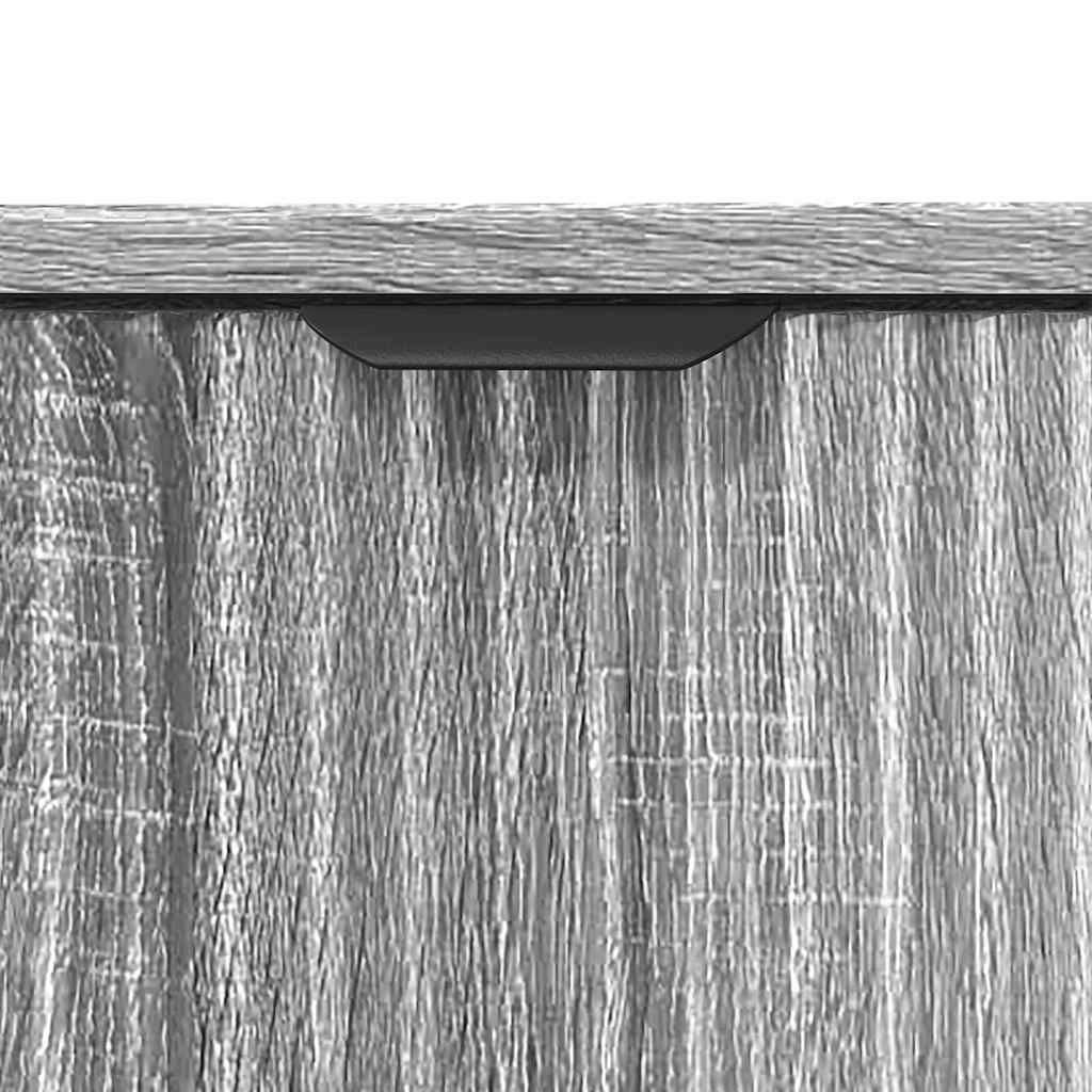 Badkamermeubelset met lade 3 pcs Grijs sonoma Bewerkt hout is nu te koop bij PeponiXL, paradijselijk wonen!