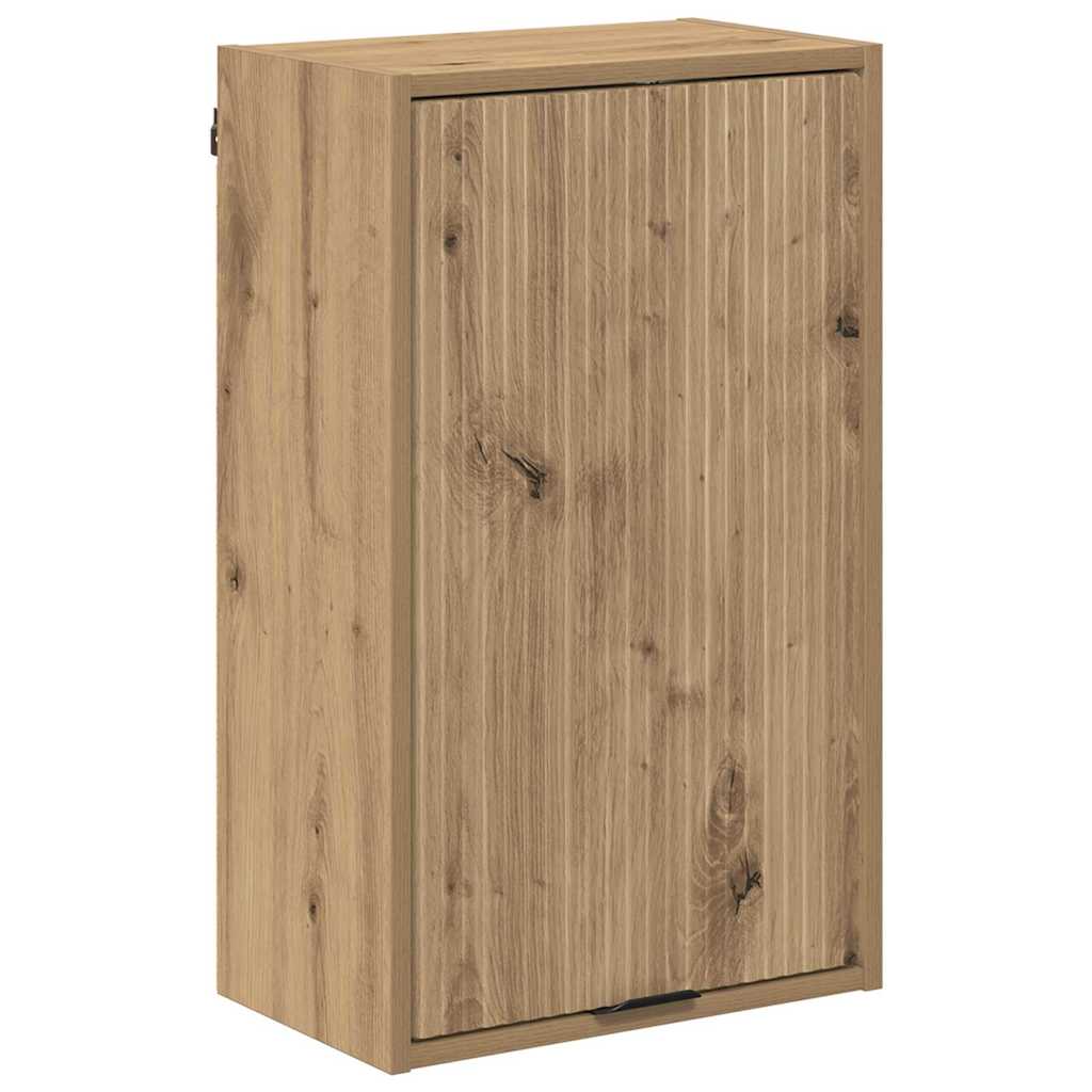 Badkamermeubelset 4 st Artisan Eiken Engineered hout, Metaal is nu te koop bij PeponiXL, paradijselijk wonen!
