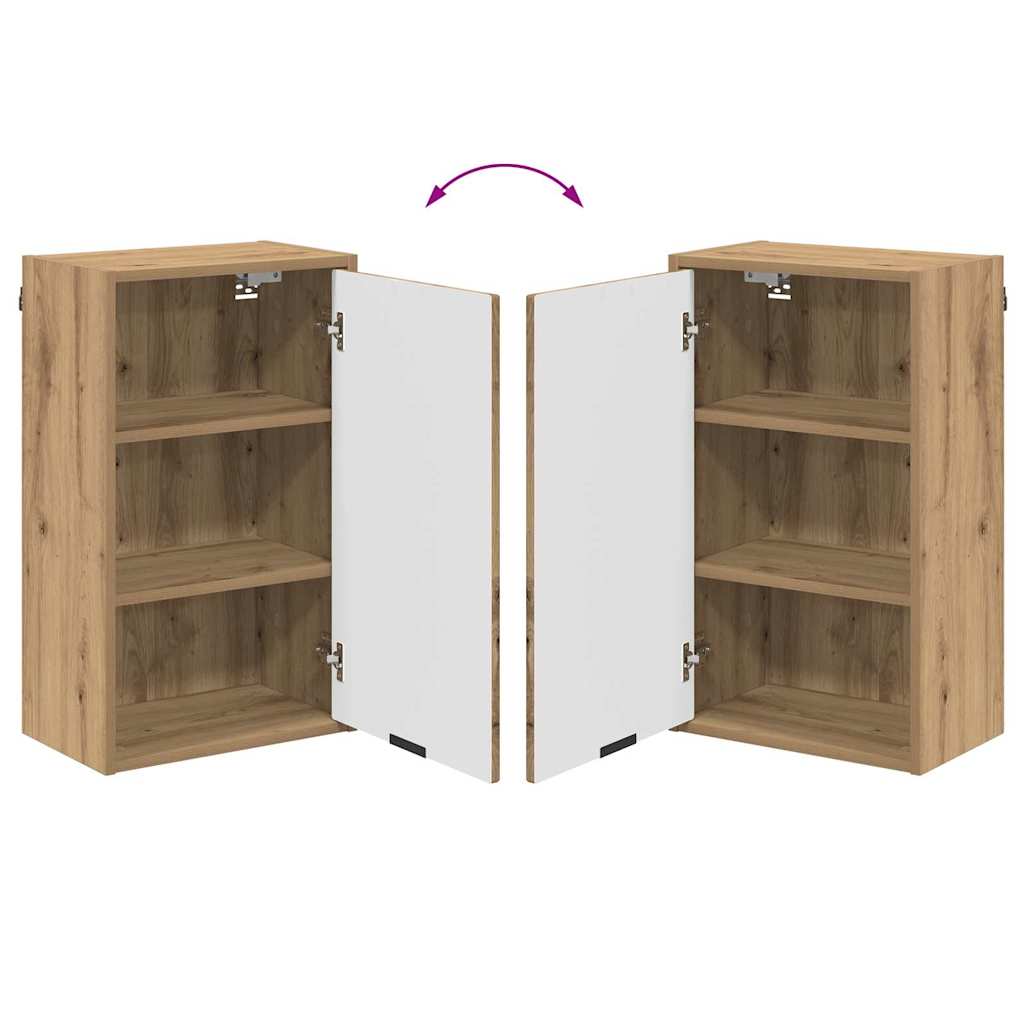 Badkamermeubelset 4 st Artisan Eiken Engineered hout, Metaal is nu te koop bij PeponiXL, paradijselijk wonen!