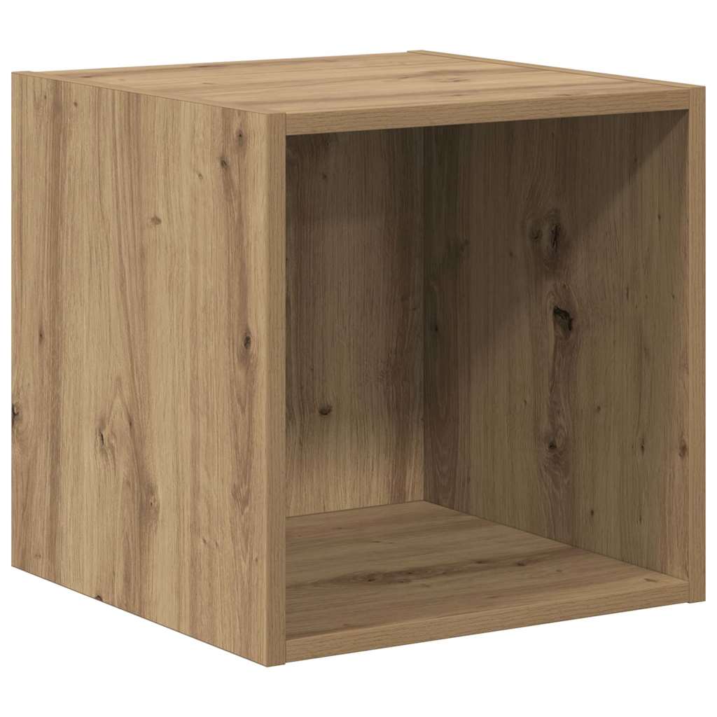Tv-meubelset Wandgemonteerd 4 pcs Artisan Eiken Bewerkt hout is nu te koop bij PeponiXL, paradijselijk wonen!