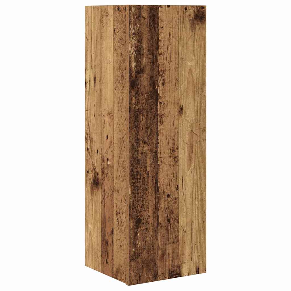 Tv-meubelset Wandgemonteerd 8 pcs Oud Hout Bewerkt hout is nu te koop bij PeponiXL, paradijselijk wonen!