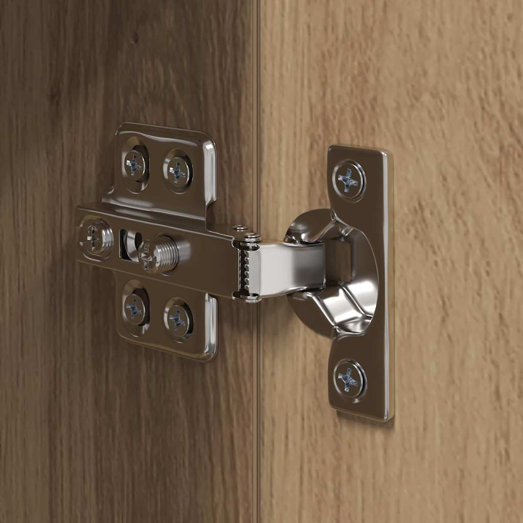 Tv-meubelset Wandgemonteerd 7 pcs Artisan Eiken Bewerkt hout is nu te koop bij PeponiXL, paradijselijk wonen!