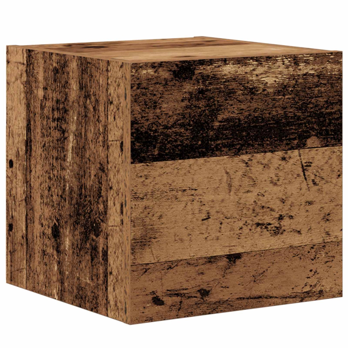 Tv-meubelset Wandgemonteerd 3 pcs Oud Hout Bewerkt hout is nu te koop bij PeponiXL, paradijselijk wonen!