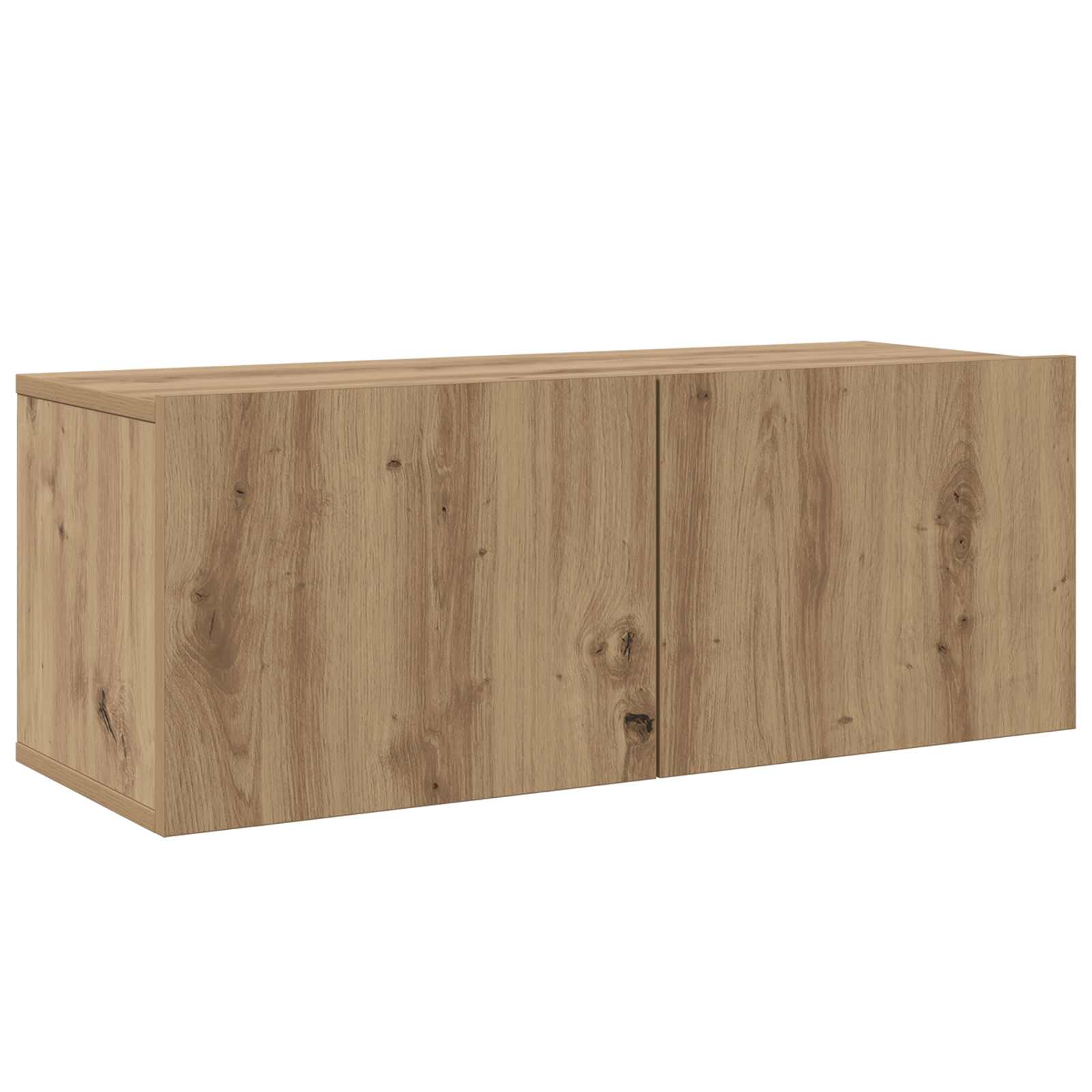 Tv-meubelset Wandgemonteerd 3 pcs Artisan Eiken Bewerkt hout is nu te koop bij PeponiXL, paradijselijk wonen!