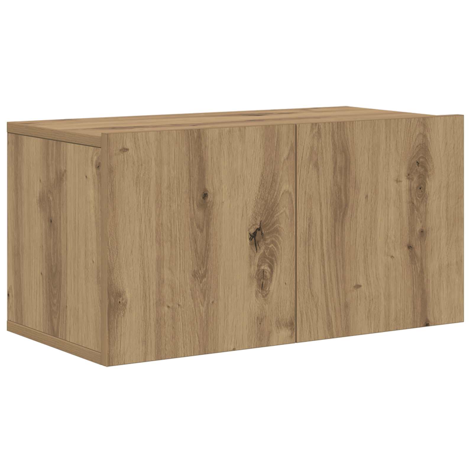 Tv-meubelset Wandgemonteerd 3 pcs Artisan Eiken Bewerkt hout is nu te koop bij PeponiXL, paradijselijk wonen!