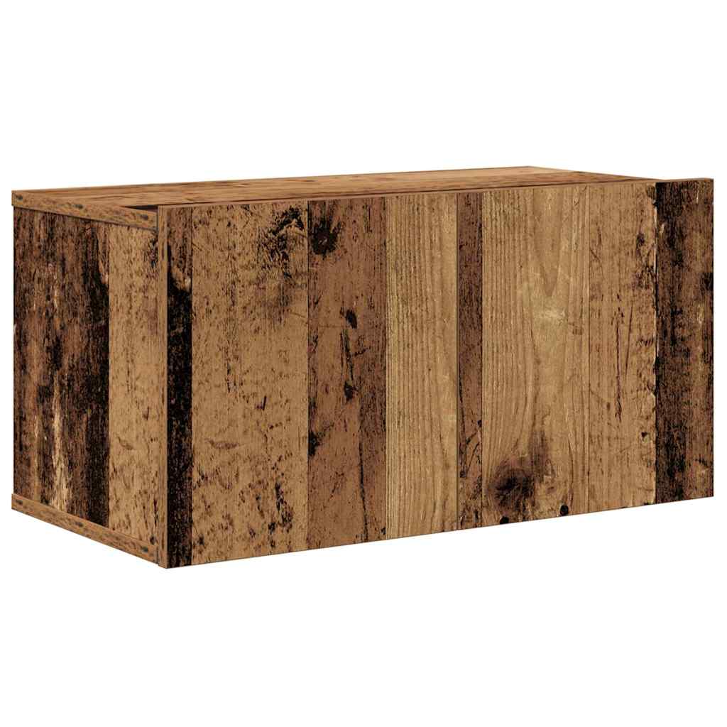 Tv-meubelset Wandgemonteerd 10 pcs Oud Hout Bewerkt hout is nu te koop bij PeponiXL, paradijselijk wonen!