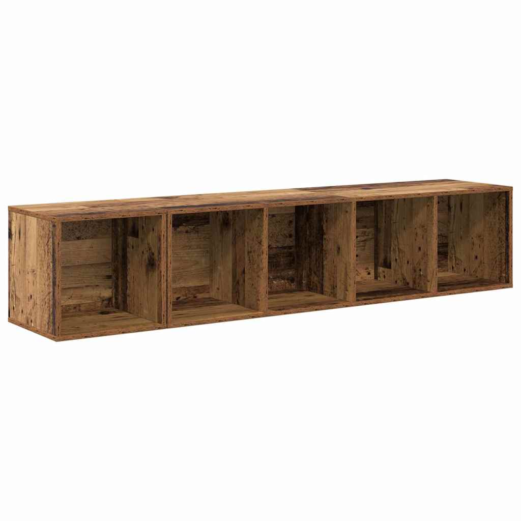 TV-kast set Wandgemonteerd 2 pcs Oud Hout Bewerkt hout is nu te koop bij PeponiXL, paradijselijk wonen!