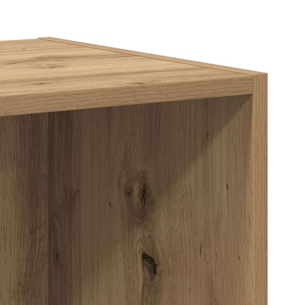 Tv-meubelset Wandgemonteerd 4 pcs Artisan Eiken Bewerkt hout is nu te koop bij PeponiXL, paradijselijk wonen!
