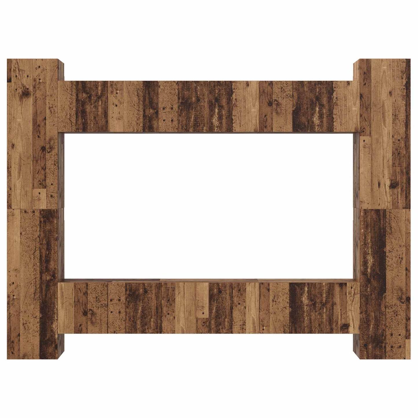 Tv-meubelset 10 pcs Oud Hout 30,5 x 30 x 90 cm Bewerkt hout is nu te koop bij PeponiXL, paradijselijk wonen!