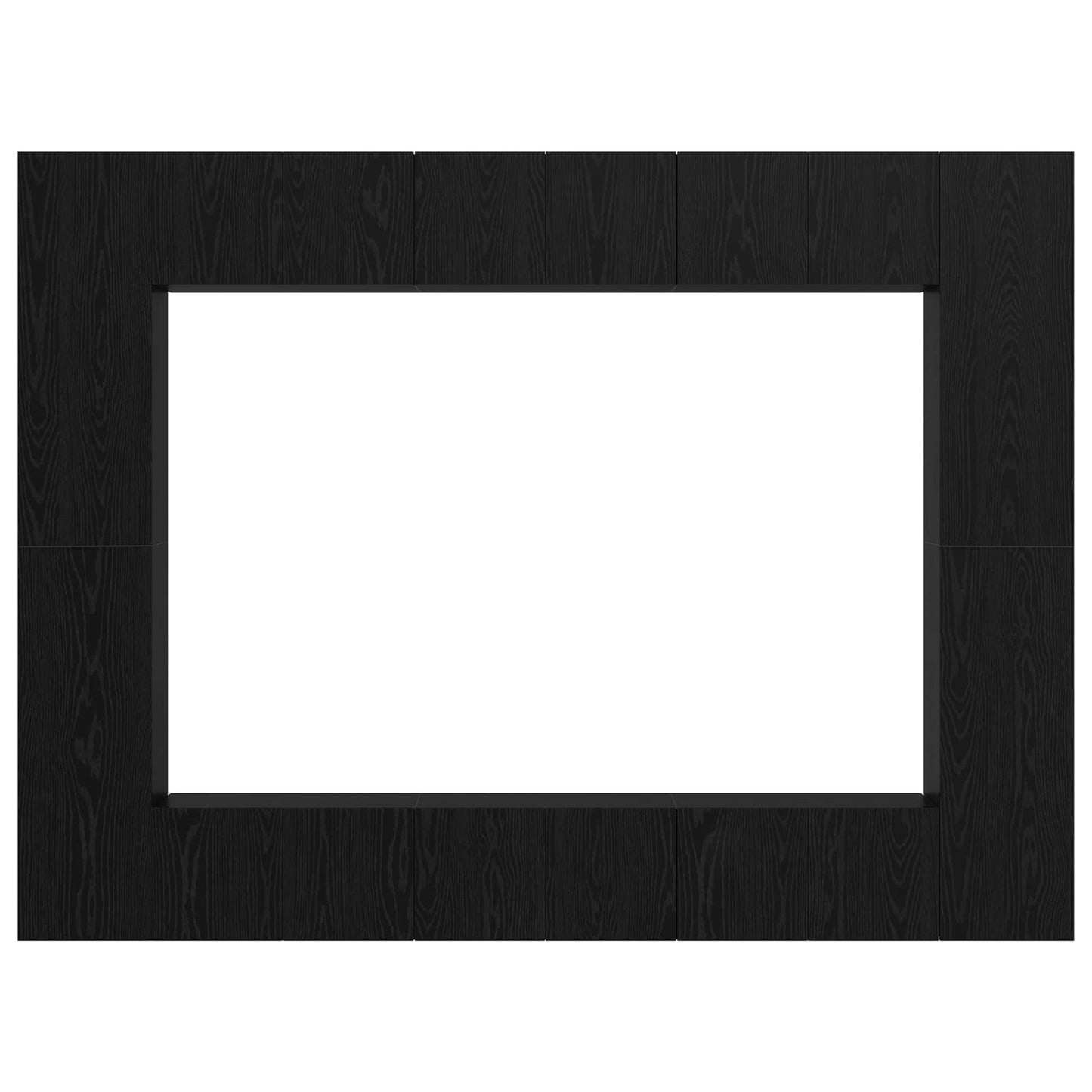 Tv-meubelset 10 pcs Zwart Eiken 30,5 x 30 x 90 cm Bewerkt hout is nu te koop bij PeponiXL, paradijselijk wonen!