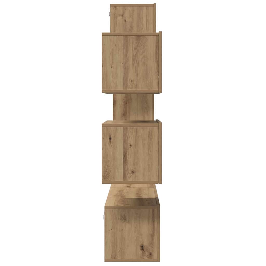 Tv-meubelset Wandgemonteerd 6 pcs Artisan Eiken Bewerkt hout is nu te koop bij PeponiXL, paradijselijk wonen!