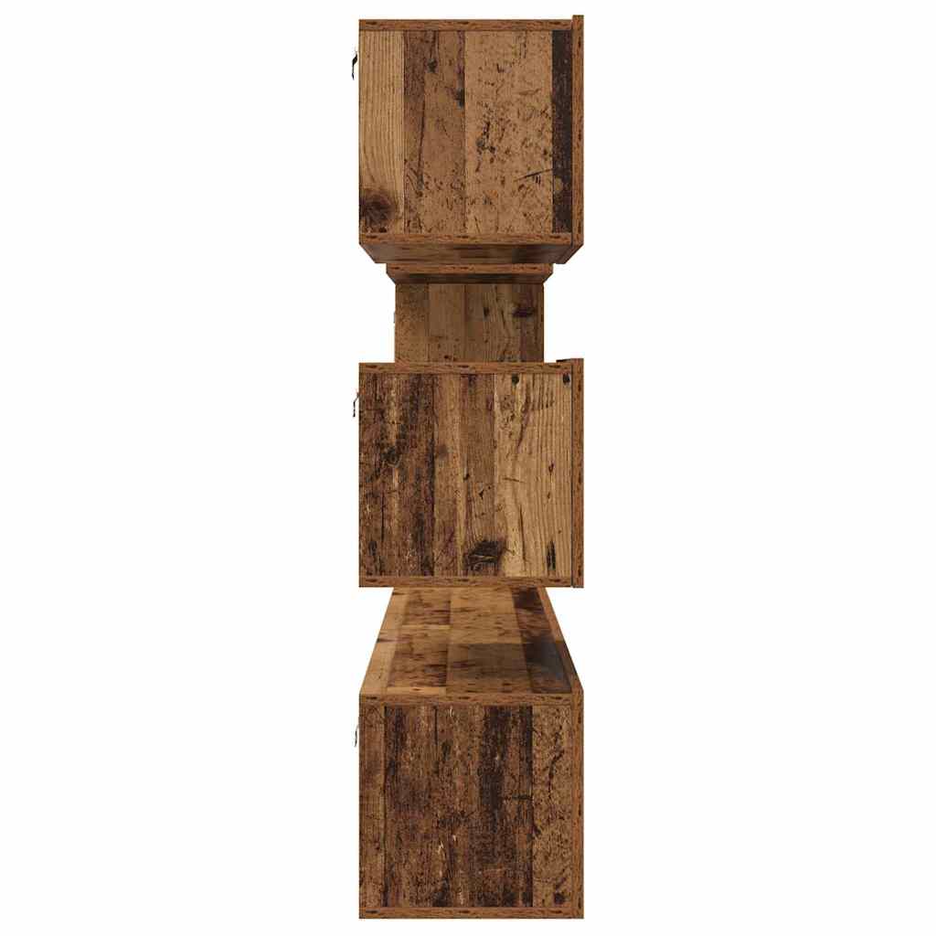 Tv-meubelset Wandgemonteerd 6 pcs Oud Hout Bewerkt hout is nu te koop bij PeponiXL, paradijselijk wonen!