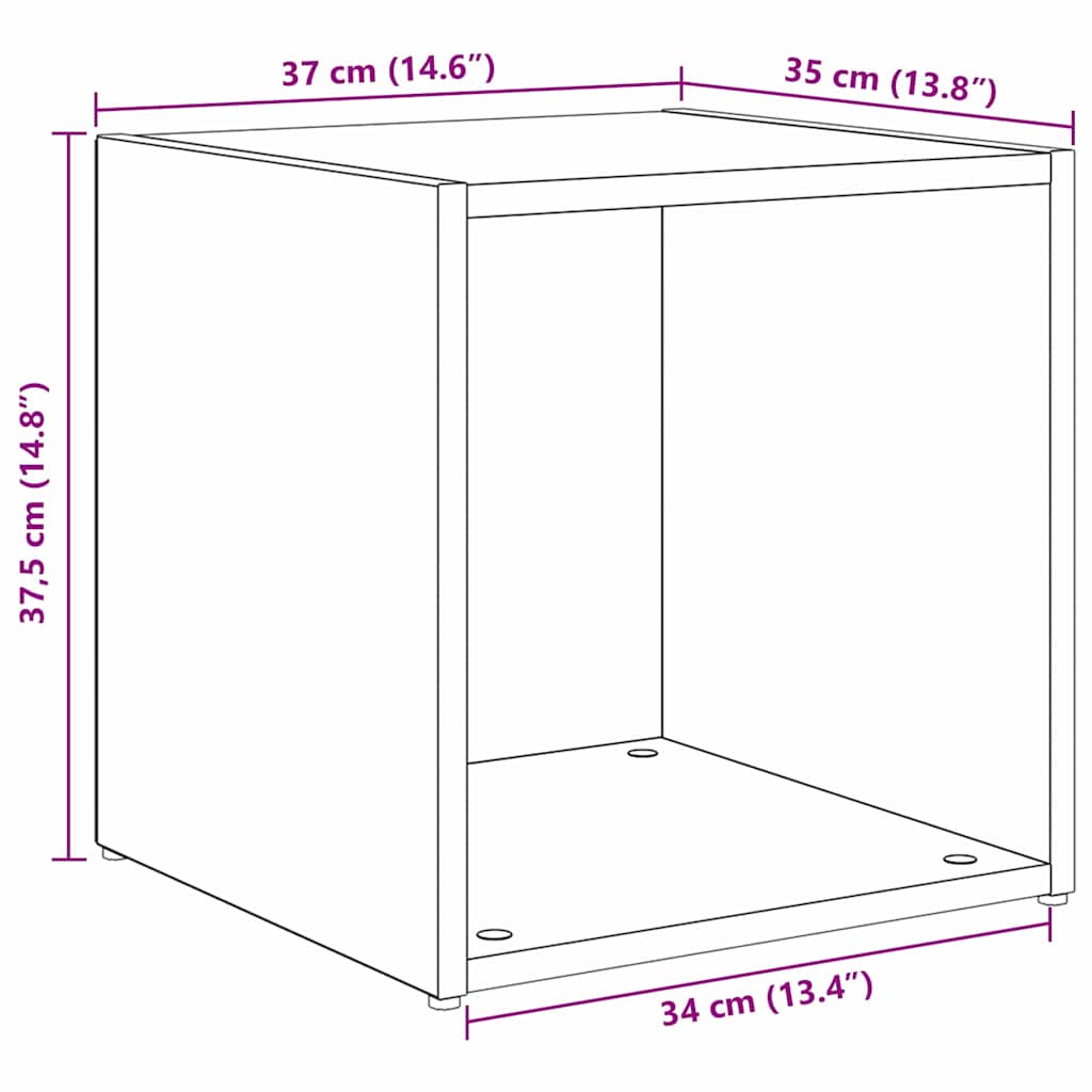 TV-kast set Wandgemonteerd 8 pcs Zwart Eiken Bewerkt hout is nu te koop bij PeponiXL, paradijselijk wonen!