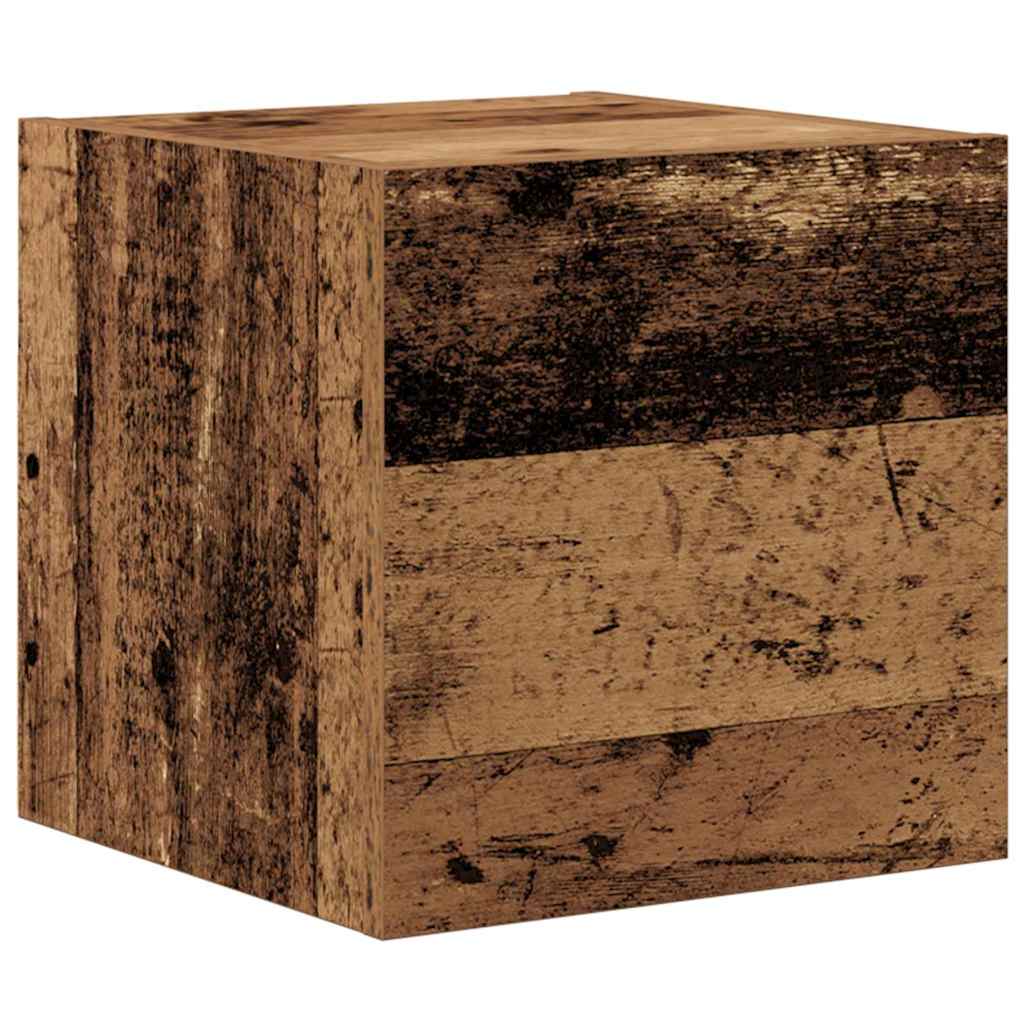 Tv-meubelset Wandgemonteerd 8 pcs Oud Hout Bewerkt hout is nu te koop bij PeponiXL, paradijselijk wonen!