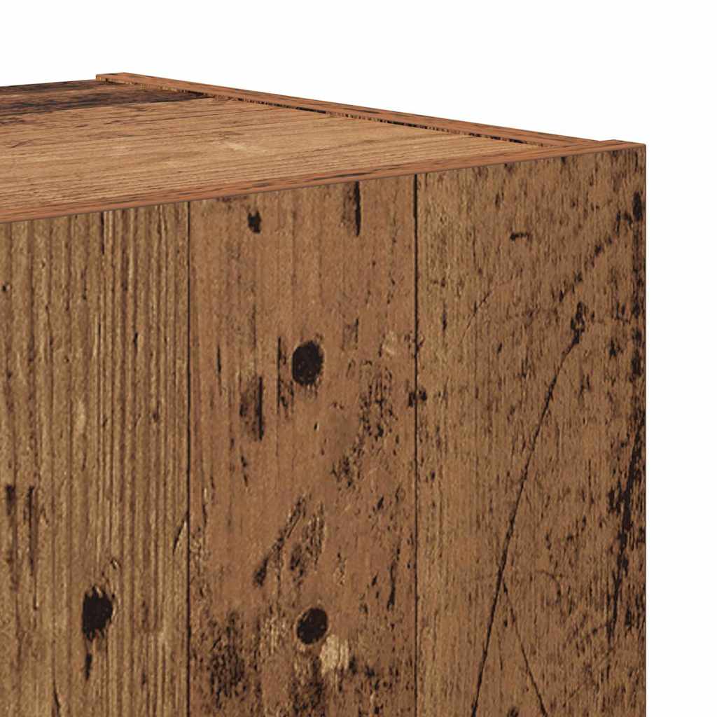 TV Eenheden Wandgemonteerd 4 pcs Oud Hout Bewerkt hout is nu te koop bij PeponiXL, paradijselijk wonen!
