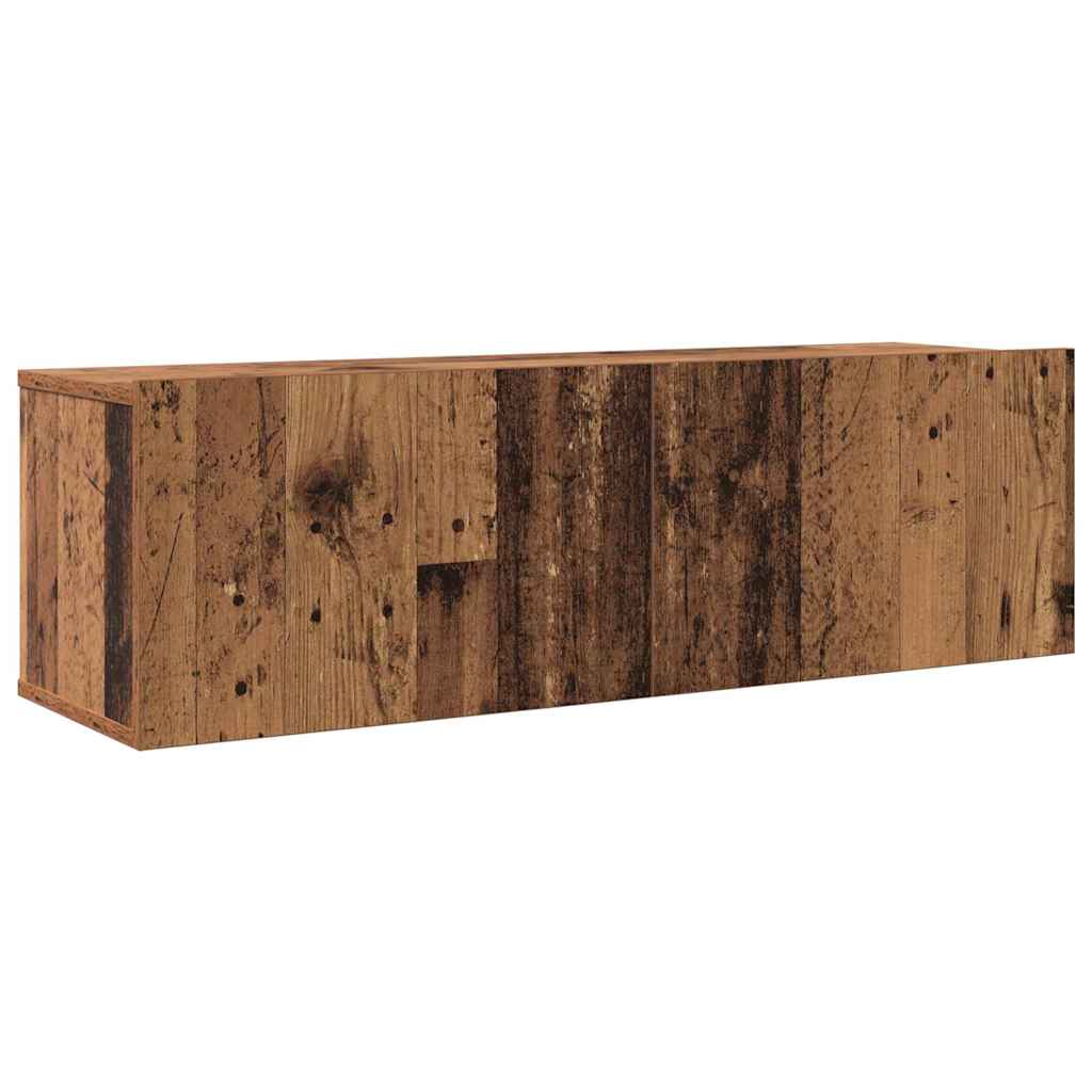 TV Eenheden Wandgemonteerd 4 pcs Oud Hout Bewerkt hout is nu te koop bij PeponiXL, paradijselijk wonen!