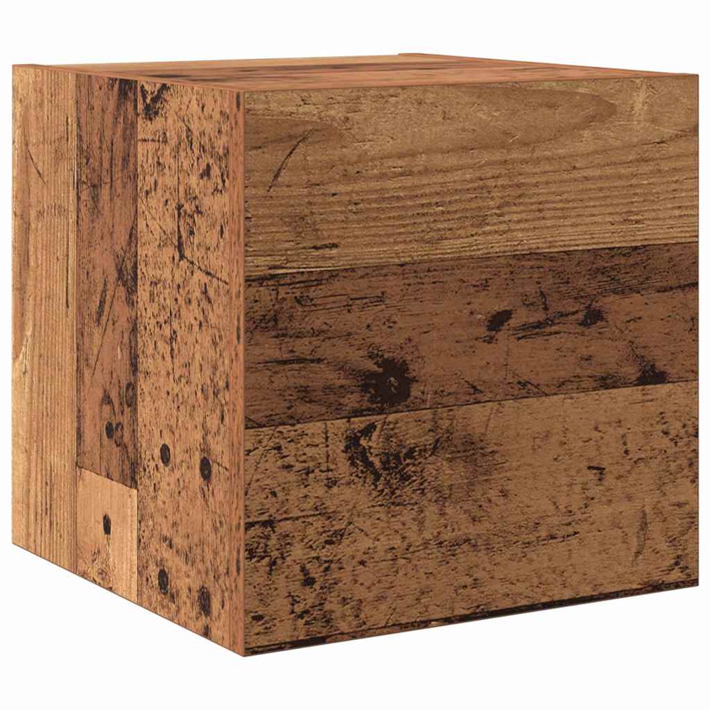 TV Eenheden Wandgemonteerd 4 pcs Oud Hout Bewerkt hout is nu te koop bij PeponiXL, paradijselijk wonen!