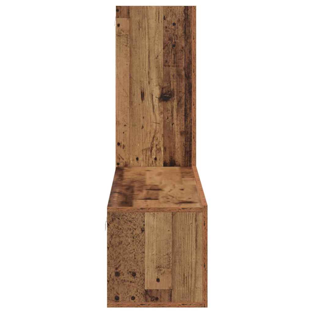 Tv-meubelset Wandgemonteerd 3 pcs Oud Hout Bewerkt hout is nu te koop bij PeponiXL, paradijselijk wonen!