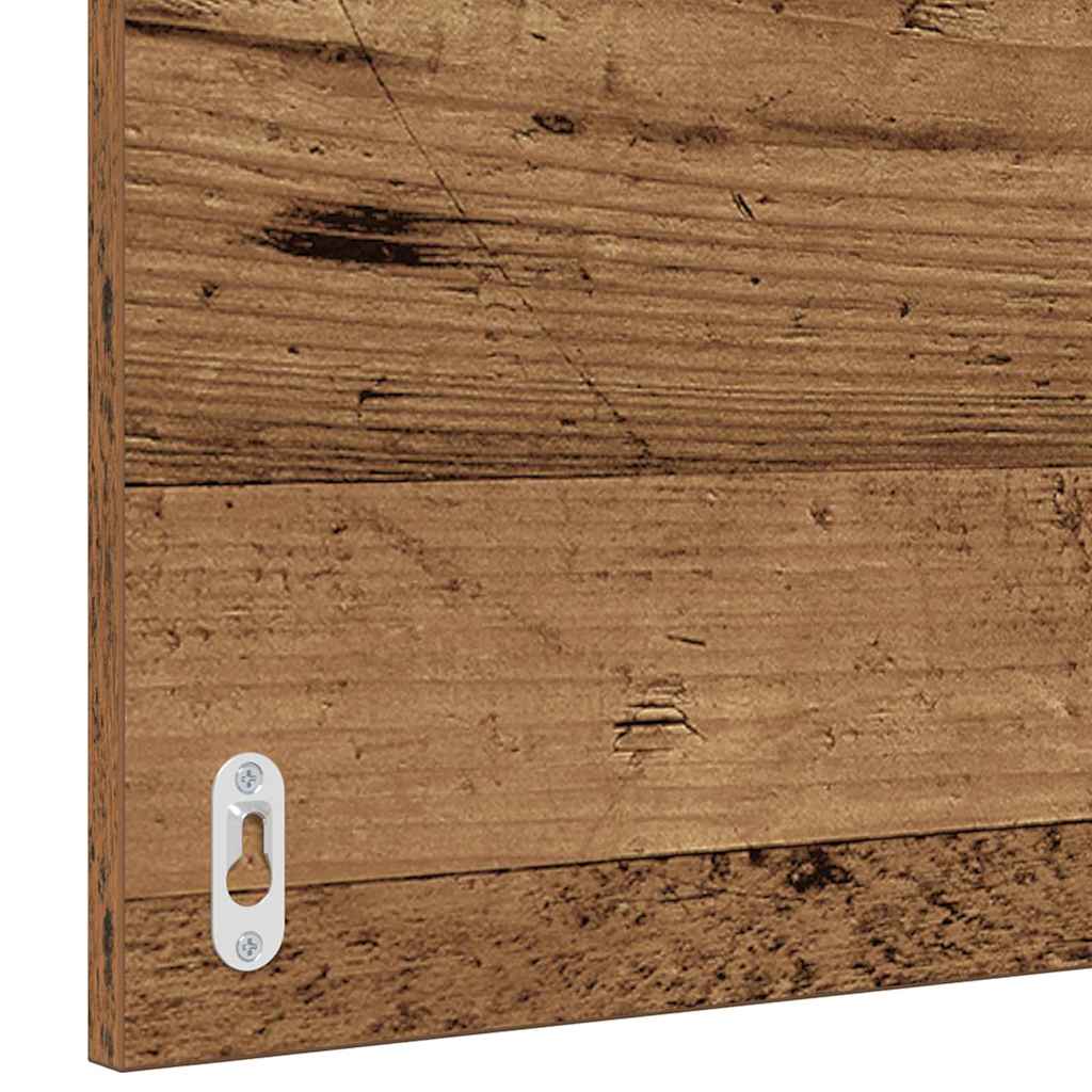 Badkamermeubelset met lade 2 pcs Oud Hout Bewerkt hout is nu te koop bij PeponiXL, paradijselijk wonen!