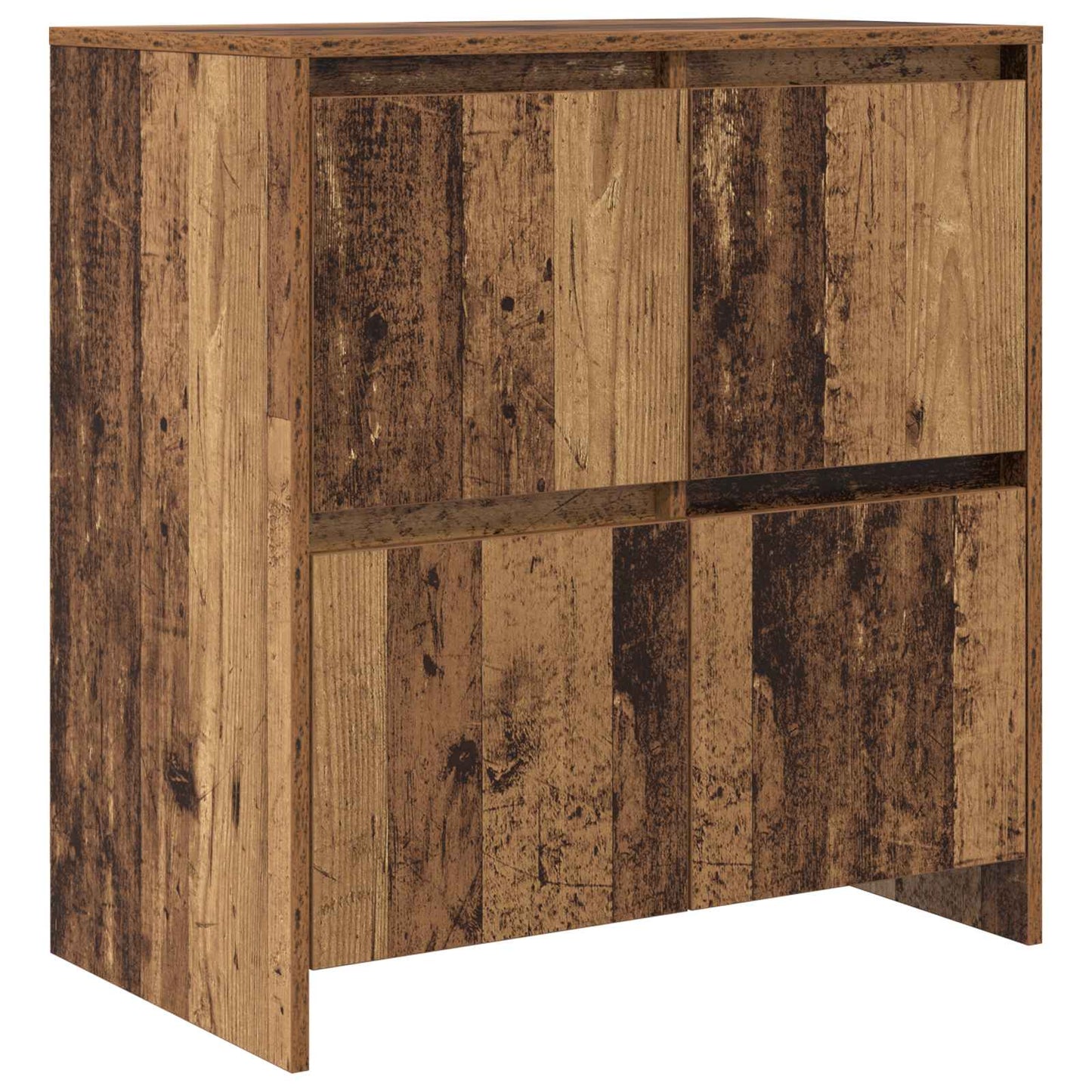 Dressoirs 2 pcs Oud hout 70 x 41 x 75 cm Bewerkt hout is nu te koop bij PeponiXL, paradijselijk wonen!