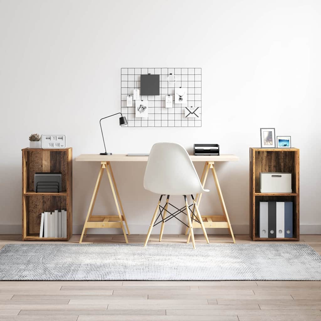 Tv-meubelset 2 pcs Oud Hout 37 x 35 x 72 cm Bewerkt hout is nu te koop bij PeponiXL, paradijselijk wonen!