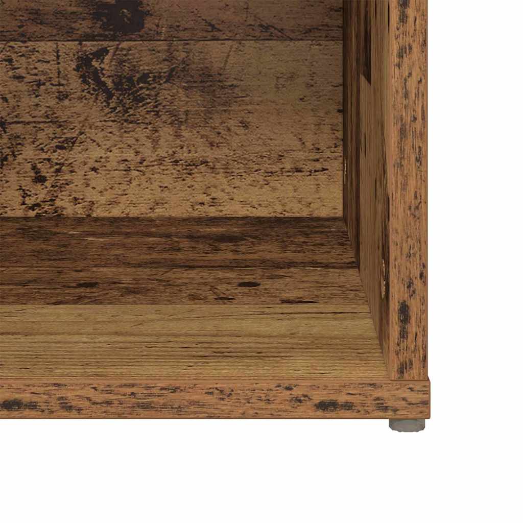 Tv-meubelset 4 pcs Oud Hout 37 x 35 x 107,5 cm Bewerkt hout is nu te koop bij PeponiXL, paradijselijk wonen!