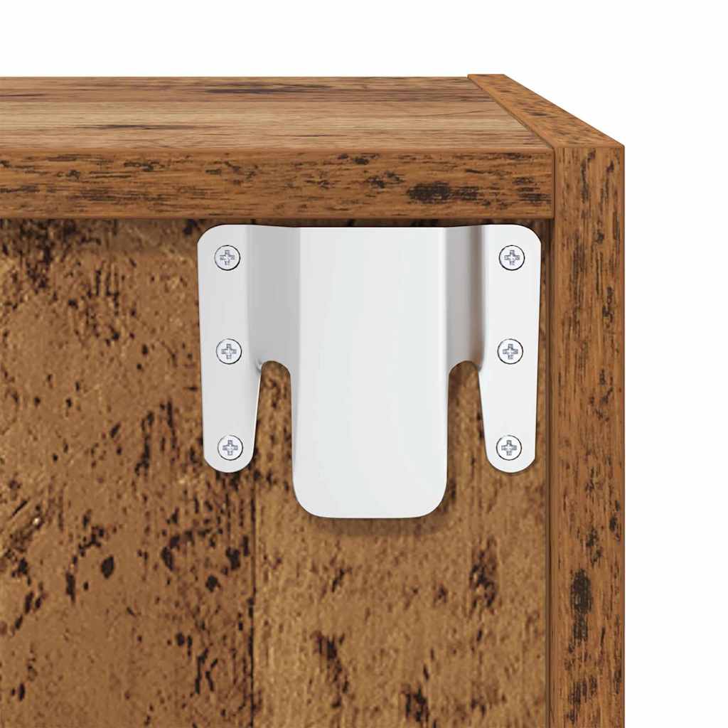 Tv-meubelset 4 pcs Bruin 37 x 37 x 142,5 cm Bewerkt hout is nu te koop bij PeponiXL, paradijselijk wonen!