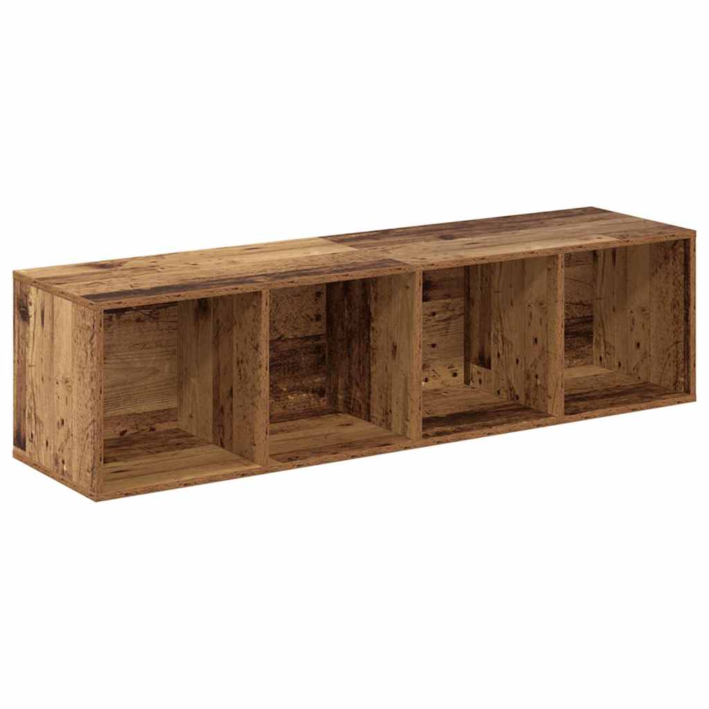 Tv-meubelset 4 pcs Bruin 37 x 37 x 142,5 cm Bewerkt hout is nu te koop bij PeponiXL, paradijselijk wonen!