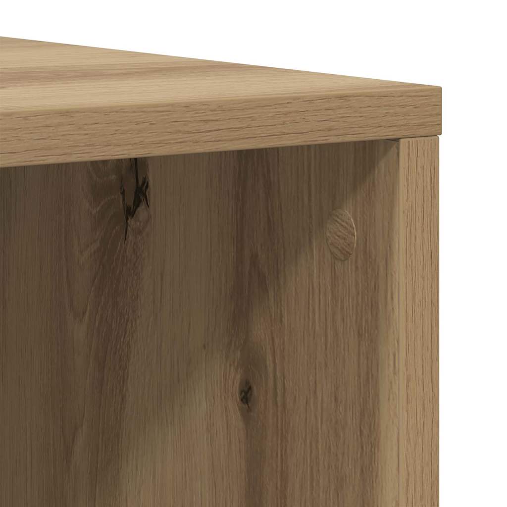 Tv-meubelset 2 pcs Artisan Eiken 37 x 35 x 72 cm Bewerkt hout is nu te koop bij PeponiXL, paradijselijk wonen!