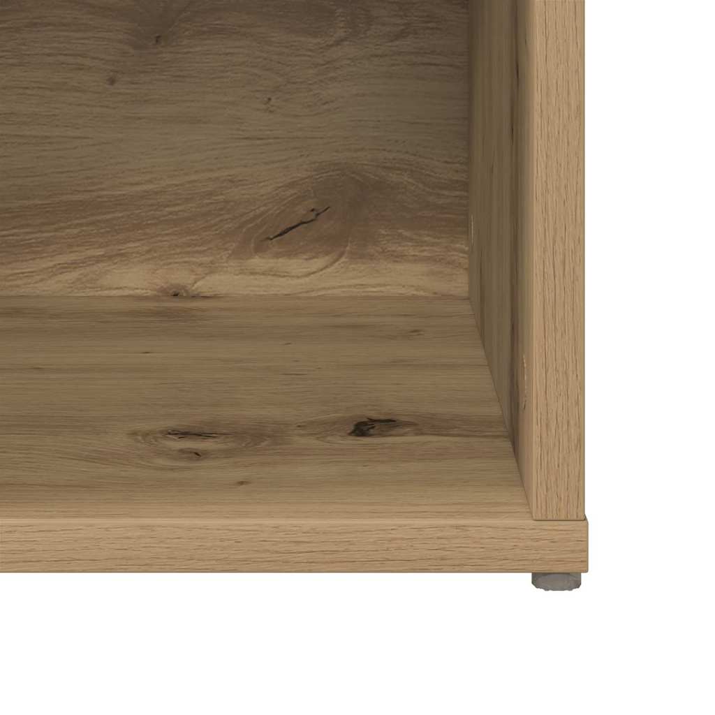 Tv-meubelset 2 pcs Artisan Eiken 37 x 35 x 72 cm Bewerkt hout is nu te koop bij PeponiXL, paradijselijk wonen!
