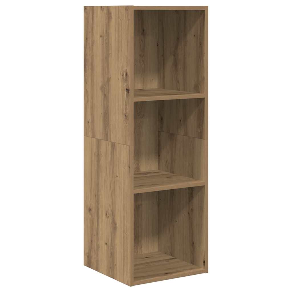Tv-meubelset 2 pcs Artisan Eiken 37 x 37 x 107 cm Bewerkt hout is nu te koop bij PeponiXL, paradijselijk wonen!
