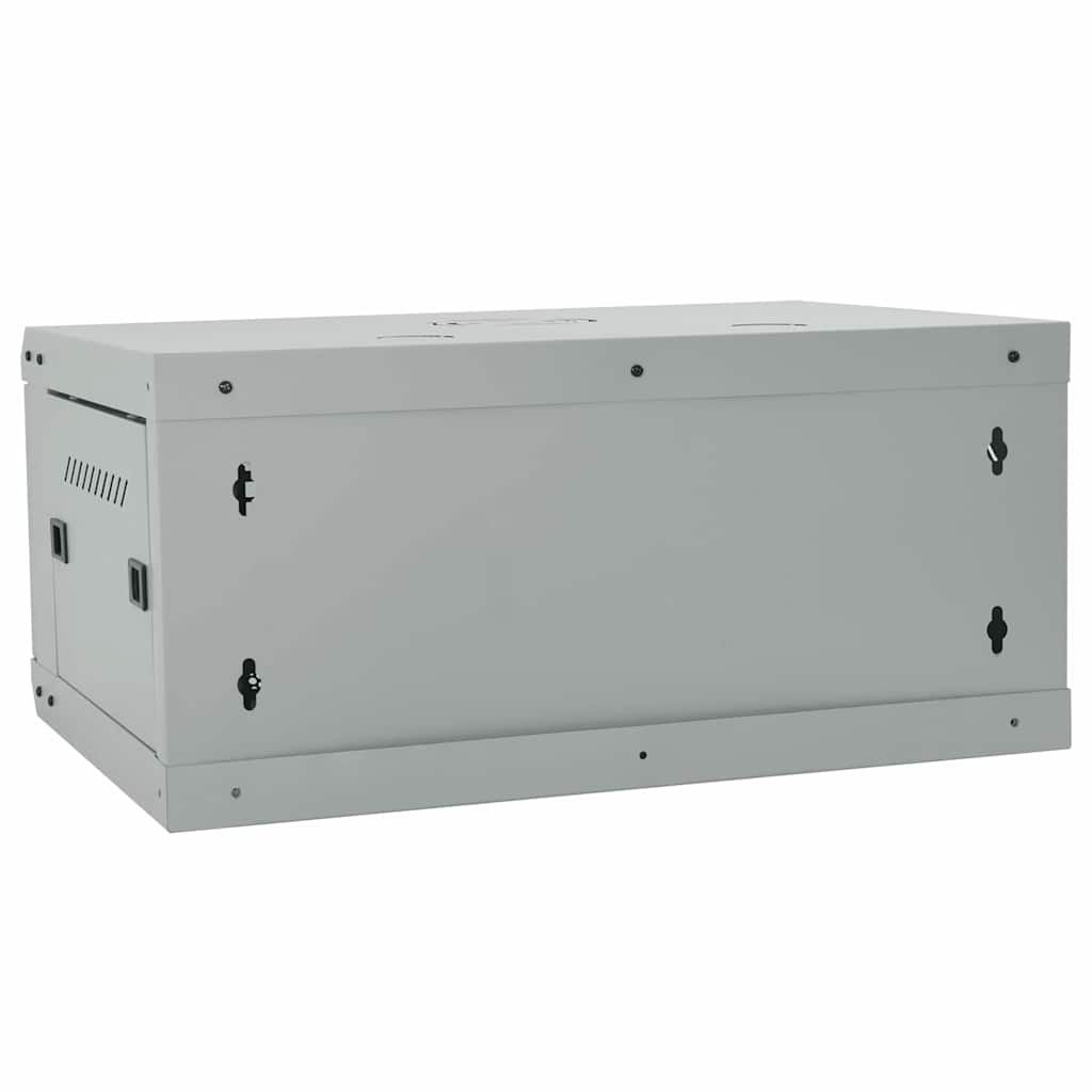 Netwerk kabinet met opslag Grijs 60 x 45 x 28 cm Staal is nu te koop bij PeponiXL, paradijselijk wonen!