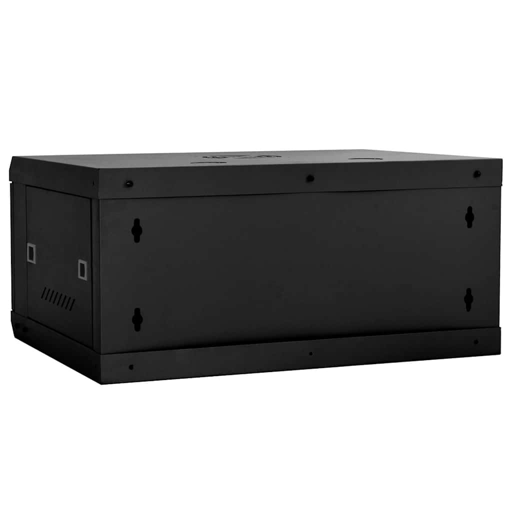 Netwerk kabinet met opslag Zwart 60 x 35 x 28 cm Staal is nu te koop bij PeponiXL, paradijselijk wonen!